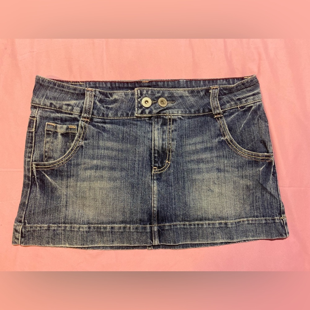 American Eagle Outfitters Blue Denim Mini Skirt